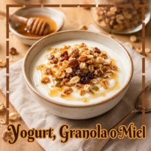 Yogurt, Granola o Miel