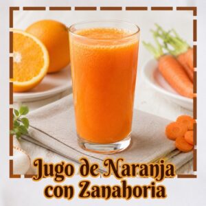 Jugo de Naranja con Zanahoria