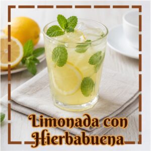 Limonada con Hierbabuena
