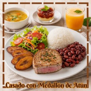 CASADO CON MEDALLÓN DE ATÚN