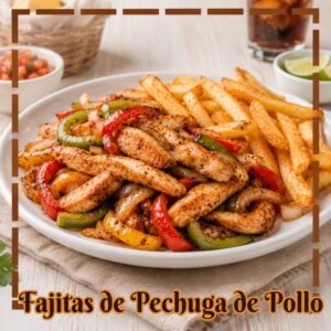 FAJITAS DE PECHUGA DE POLLO