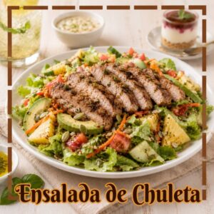 ENSALADA DE CHULETA