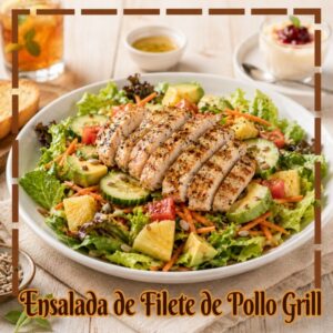 ENSALADA DE FILETE DE POLLO GRILL
