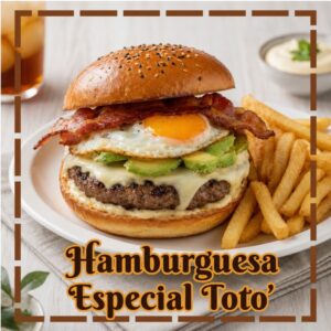 HAMBURGUESA ESPECIAL TOTO'
