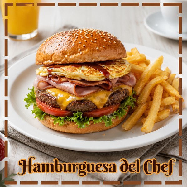 HAMBURGUESA DEL CHEF