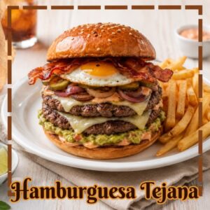 HAMBURGUESA TEJANA