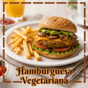 HAMBURGUESA VEGETARIANA