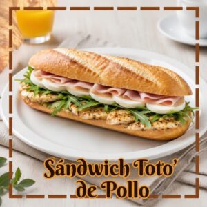 SÁNDWICH TOTO' DE POLLO