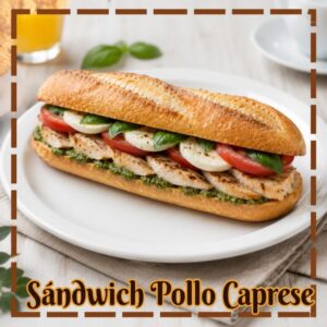 SÁNDWICH POLLO CAPRESE