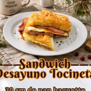 Sándwich de Desayuno Tocineta