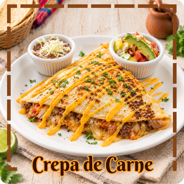 Crepa Salada de Carne