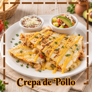 Crepa Salada de Pollo