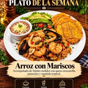 Plato de la semana Arroz con Mariscos